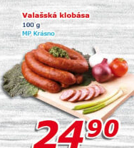 Valašská klobása Krásno