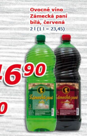 Víno stolní Zámecká paní