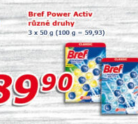 WC blok tuhý Power Aktiv Bref