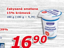 Zakysaná smetana 15% Bohušovická mlékárna