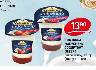 KRAJANKA NADÝCHANÝ JOGURTOVÝ DEZERT