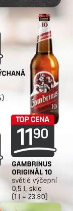 Gambrinus originál 10