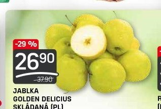 Jablka Golden Delicious skládaná