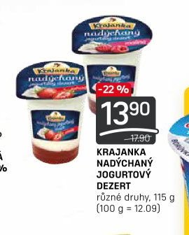 KRAJANKA NADÝCHANÝ JOGURTOVÝ DEZERT 115 g