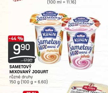 SAMETOVÝ MIXOVANÝ JOGURT 150 g