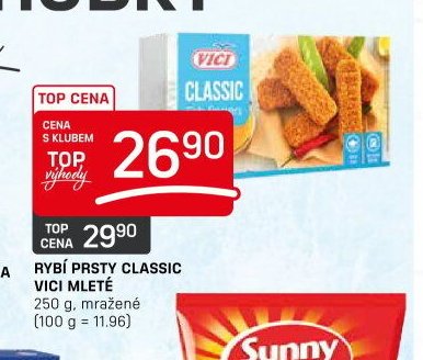RYBÍ PRSTY CLASSIC VICI MLETÉ 250 g, mražené