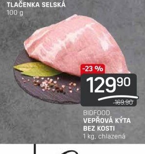 Bidfood vepřová kýta bez kosti