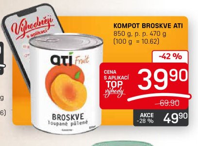 Kompot broskve ATI