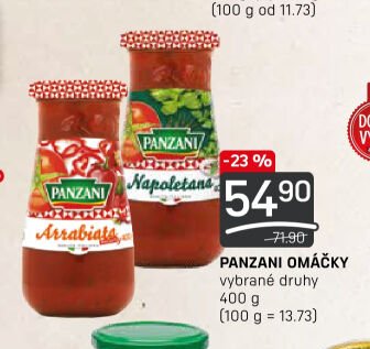 Panzani omáčky