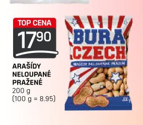 Arašídy neloupané pražené