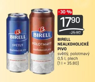 BIRELL NEALKOHOLICKÉ PIVO