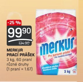 MERKUR PRACÍ PRÁŠEK