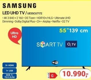 UHD Smart LED televize Samsung UE55CU7172