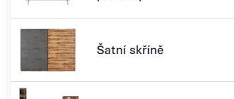 Šatní skříně