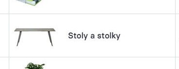 Stoly a stolky