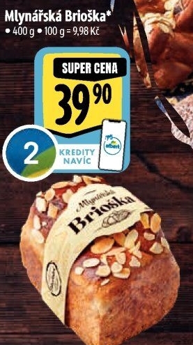 Brioška Mlynářská žitná Albert