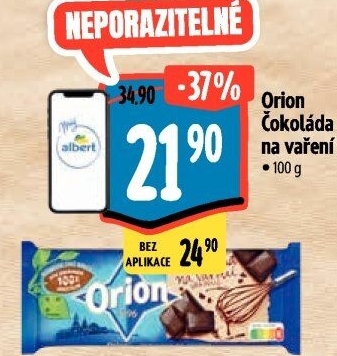 Čokoláda na vaření Orion