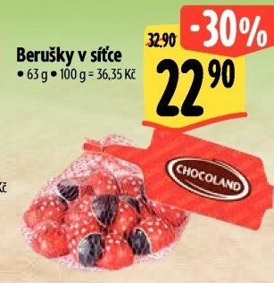 Čokoládové berušky Chocoland