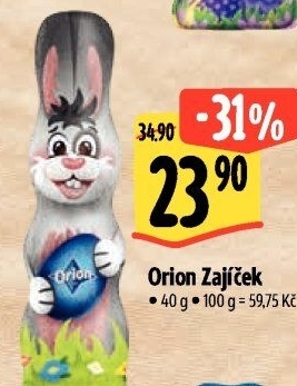 Čokoládový zajíc Orion