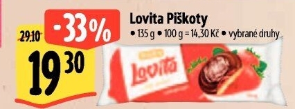 Čokopiškoty Lovita Roshen