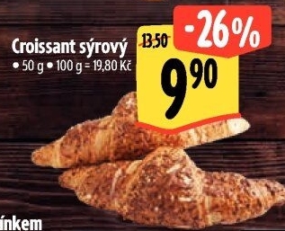 Croissant sýrový
