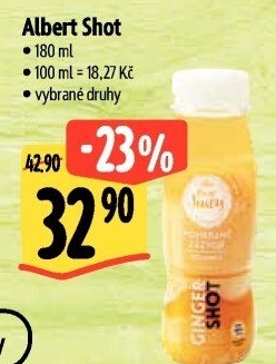 Džus Pure Ginger shot Albert