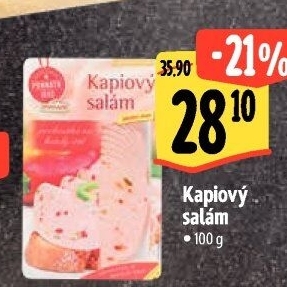 Kapiový salám Ponnath