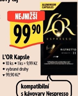Kapsle pro Nespresso L'