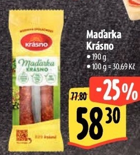 Klobása Maďarka Krásno