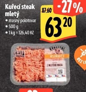 Kuřecí steak mletý Albert