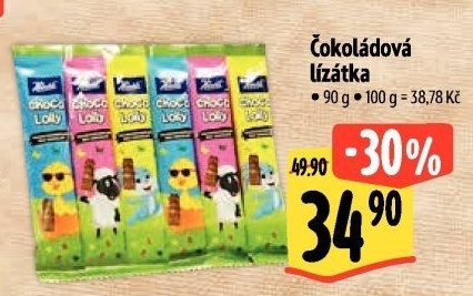 Lízátko čokoládové Schoko Lolly Heinerle
