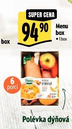 Menu box Polévka dýňová Albert