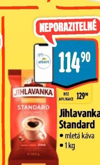Mletá káva Standard Jihlavanka