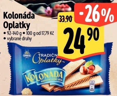Oplatky Kolonáda Opavia