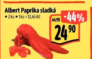 Paprika červená Albert