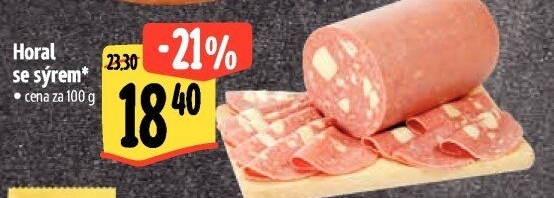 Salám Horal se sýrem