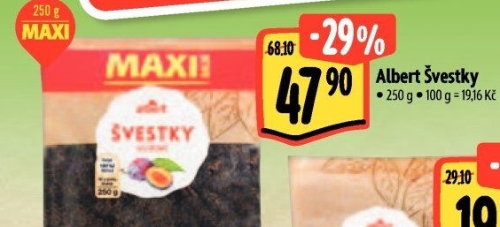 Sušené švestky Albert