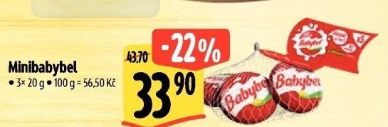 Sýr Mini Babybel Veselá kráva