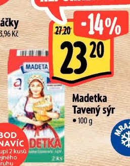 Sýr tavený smetanový Madetka