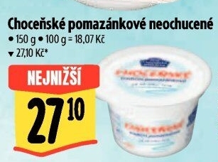 Tradiční pomazánkové Choceňské
