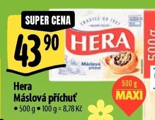 Tuk s máslovou příchutí Hera
