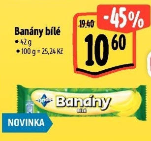 Tyčinka Banány v čokoládě Orion