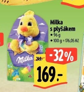Milka s plyšákem