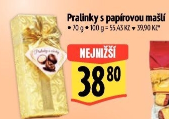 Bonboniéra pralinky