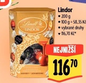 Bonboniéra Pralinky Lindor Lindt