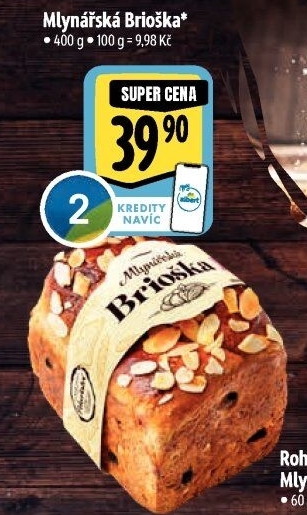 Brioška Mlynářská žitná Albert