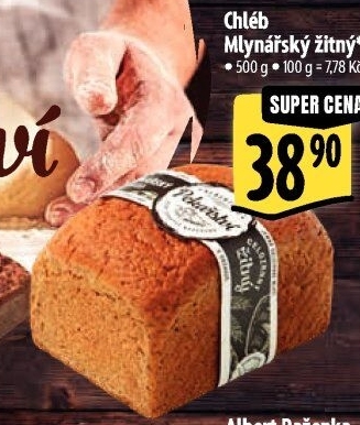Chléb Mlynářský žitný Albert