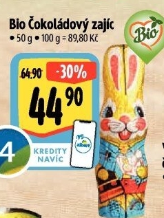 Čokoládový zajíc bio