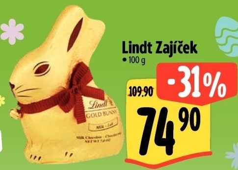 Čokoládový zajíc Lindt