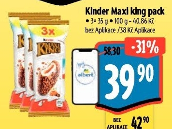 Dezert Maxi King Kinder